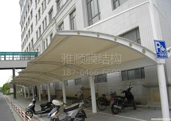 膜結(jié)構(gòu)電動(dòng)車、自行車棚
