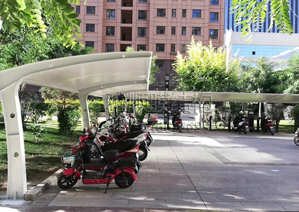 膜結(jié)構(gòu)電動(dòng)車、自行車棚